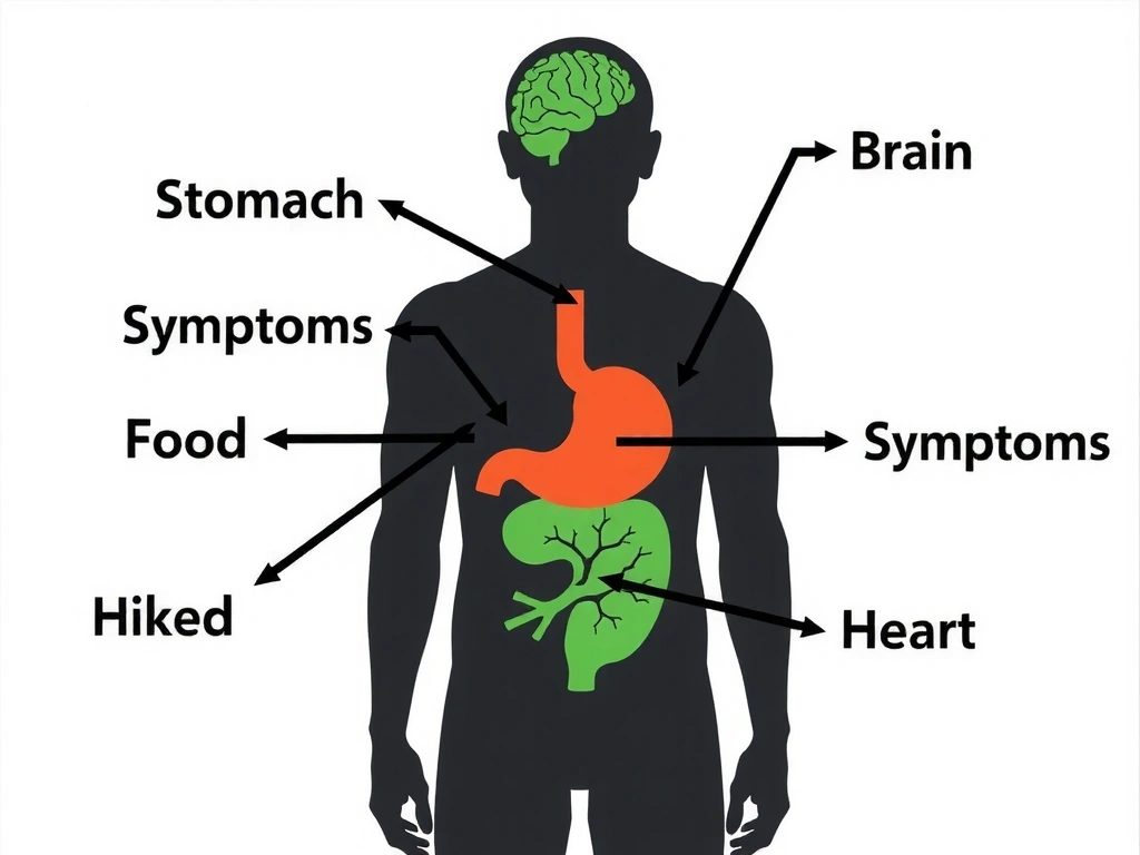 Anotovaná silueta těla a propojení s potravinami
